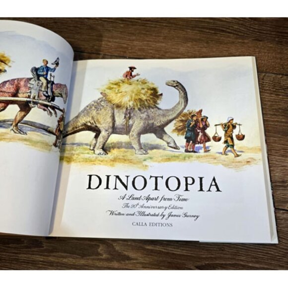 Dinotopia 20th Anniversary Edition 32 New Pages James Gurney Hardcover 1992 2011 - Picture 1 of 16
